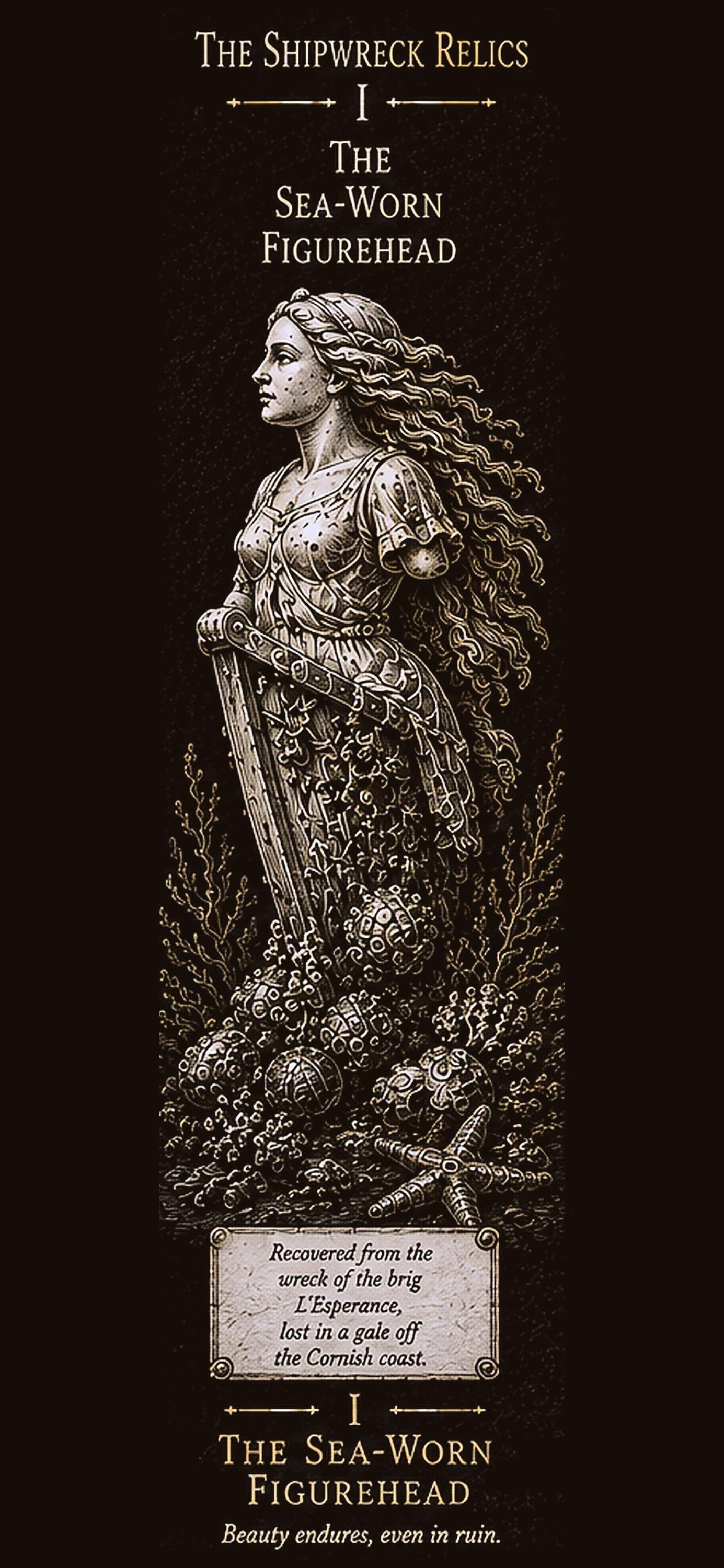 The Shipwreck Relics Phone Wallpaper Bundle | Dark Academia Lock Screen | Nautical Digital Download
