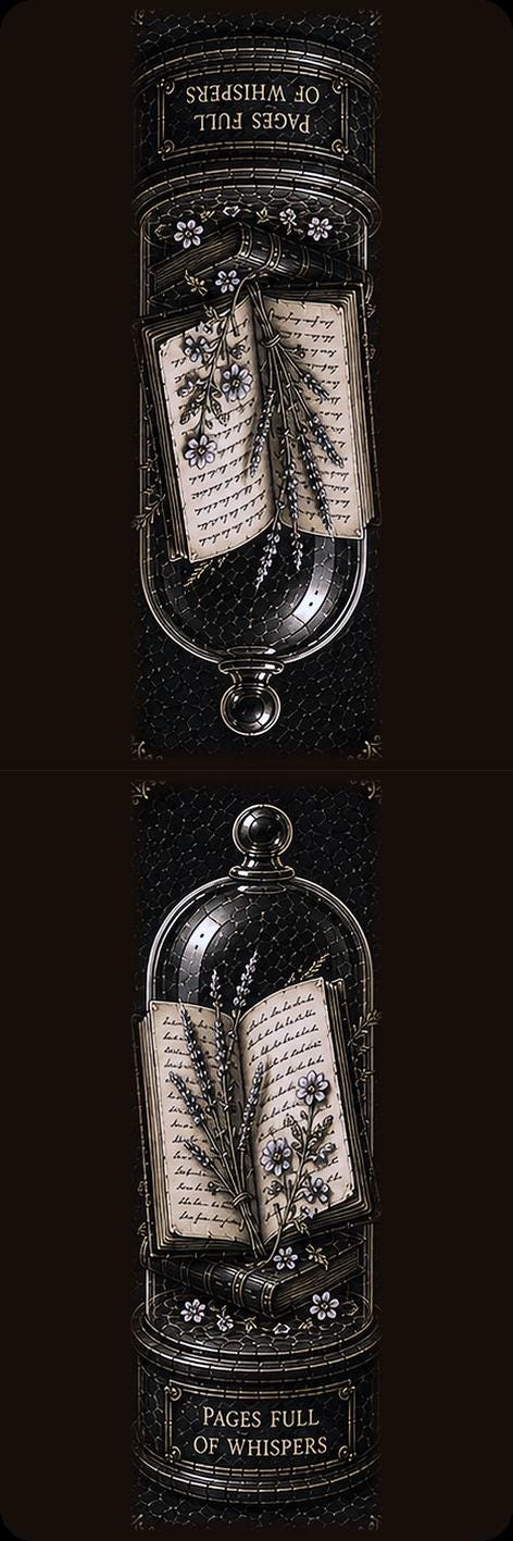 The Echoes of Devotion Bookmark | Dark Academia Set of 5 | Standard or Magnetic | Gothic Cabinet of Curiosities