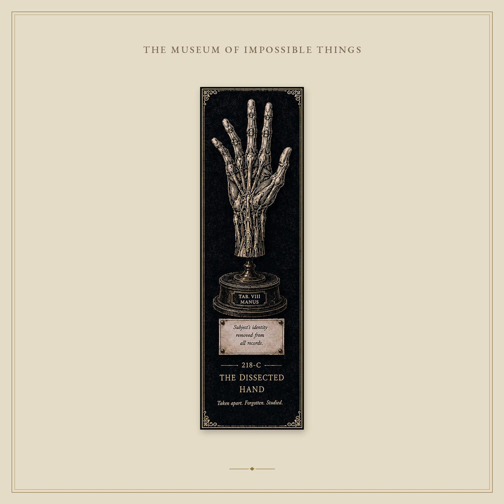 Anatomical Specimens Bookmark | Dark Academia Set of 5 | Standard or Magnetic | Gothic Cabinet of Curiosities