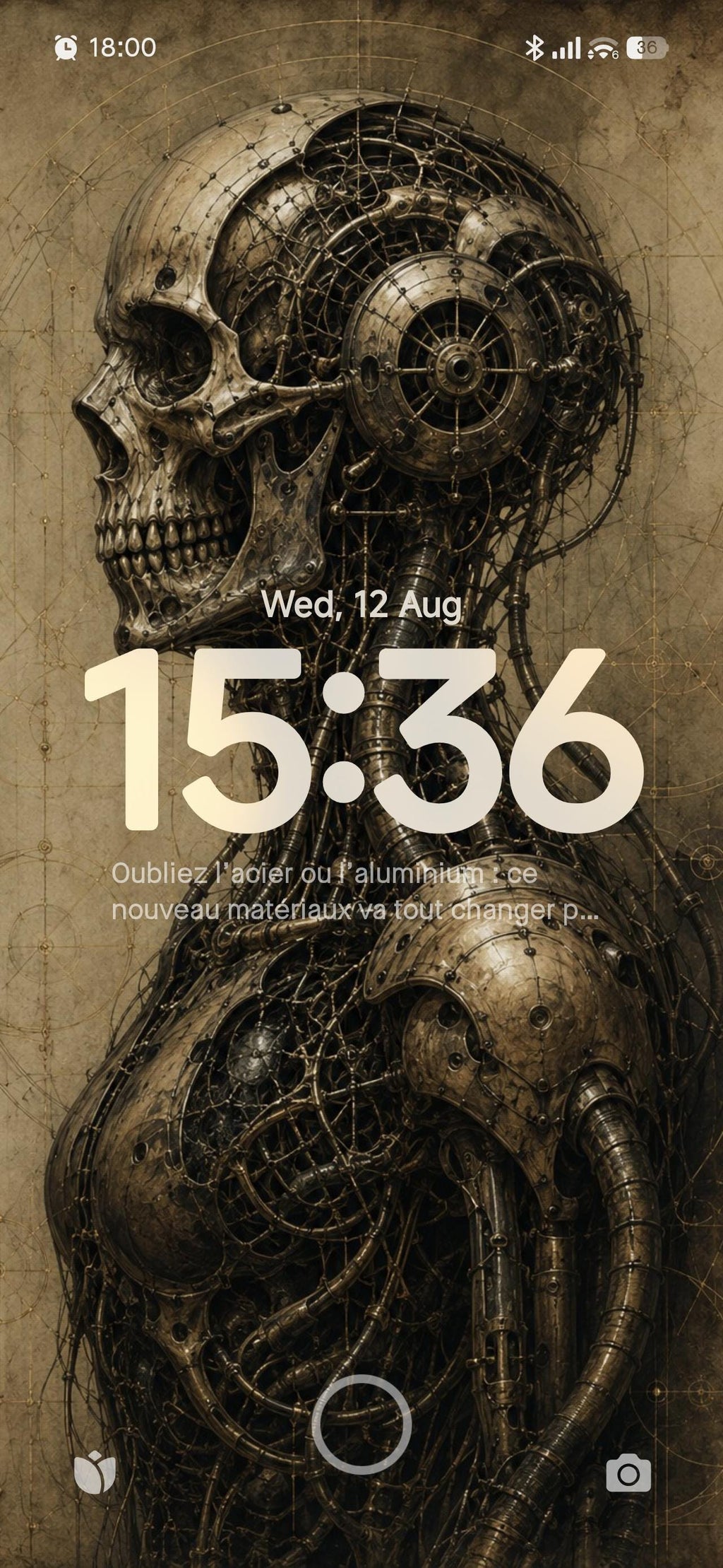 Skulls Biomechanical Phone Wallpaper Bundle | Dark Academia Lock Screen | Gothic Sci-Fi Digital Art | Anatomical Study | Instant Download