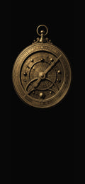Forgotten Observatory Phone Wallpaper Bundle | Dark Academia Lock Screen | Celestial Art | Gold Black Aesthetic | Digital Download