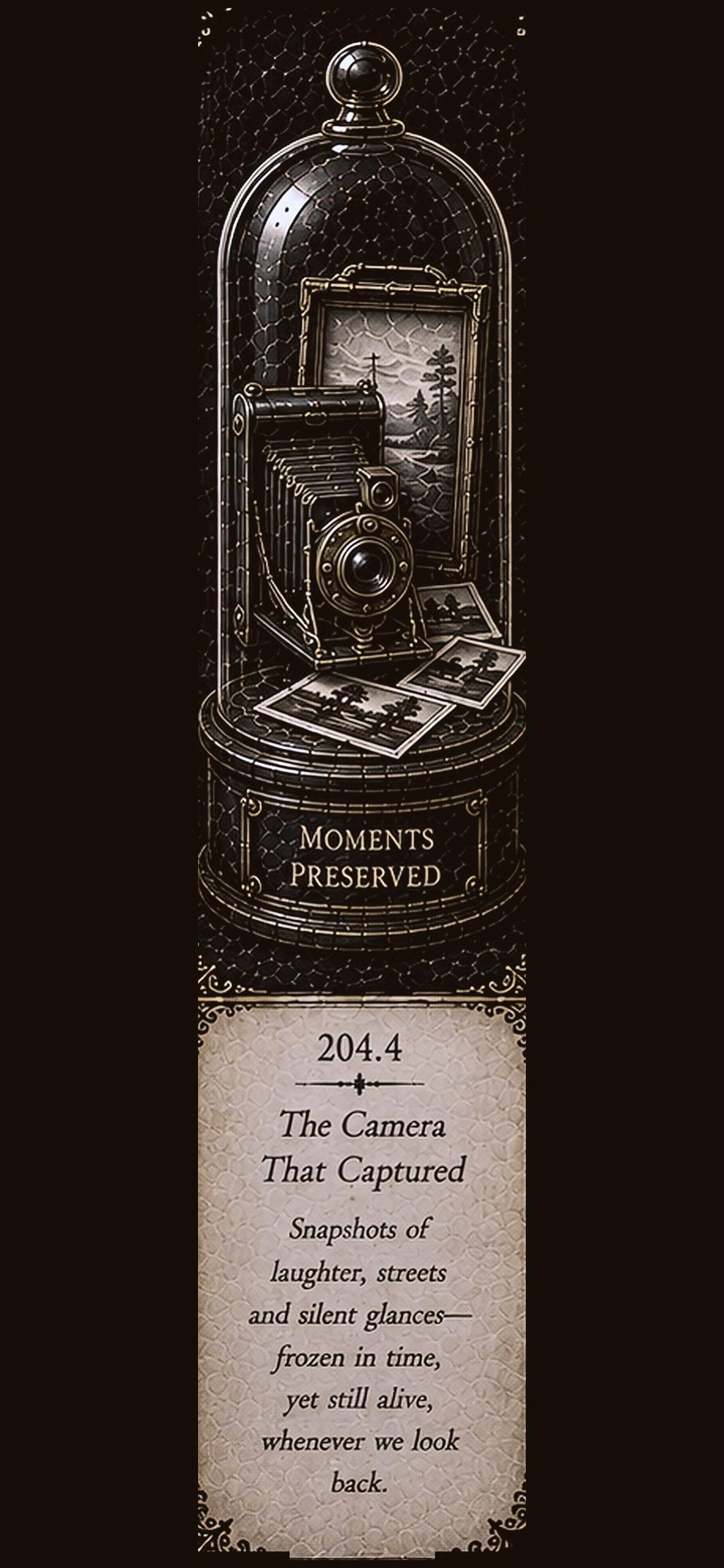 Echoes of Devotion Phone Wallpaper | Dark Academia Lock Screen, Five Designs | Gold & Black, Digital Download, Sentimental Gift