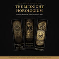 The Midnight Horologium Bookmark | Dark Academia Memento Mori Bookmark | Standard or Magnetic Page Marker
