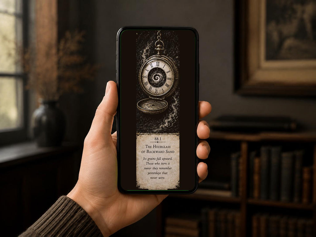 Chronological Anomalies Lock Screen | Dark Academia Wallpaper, Occult Gold Details | Five Designs, Instant Download