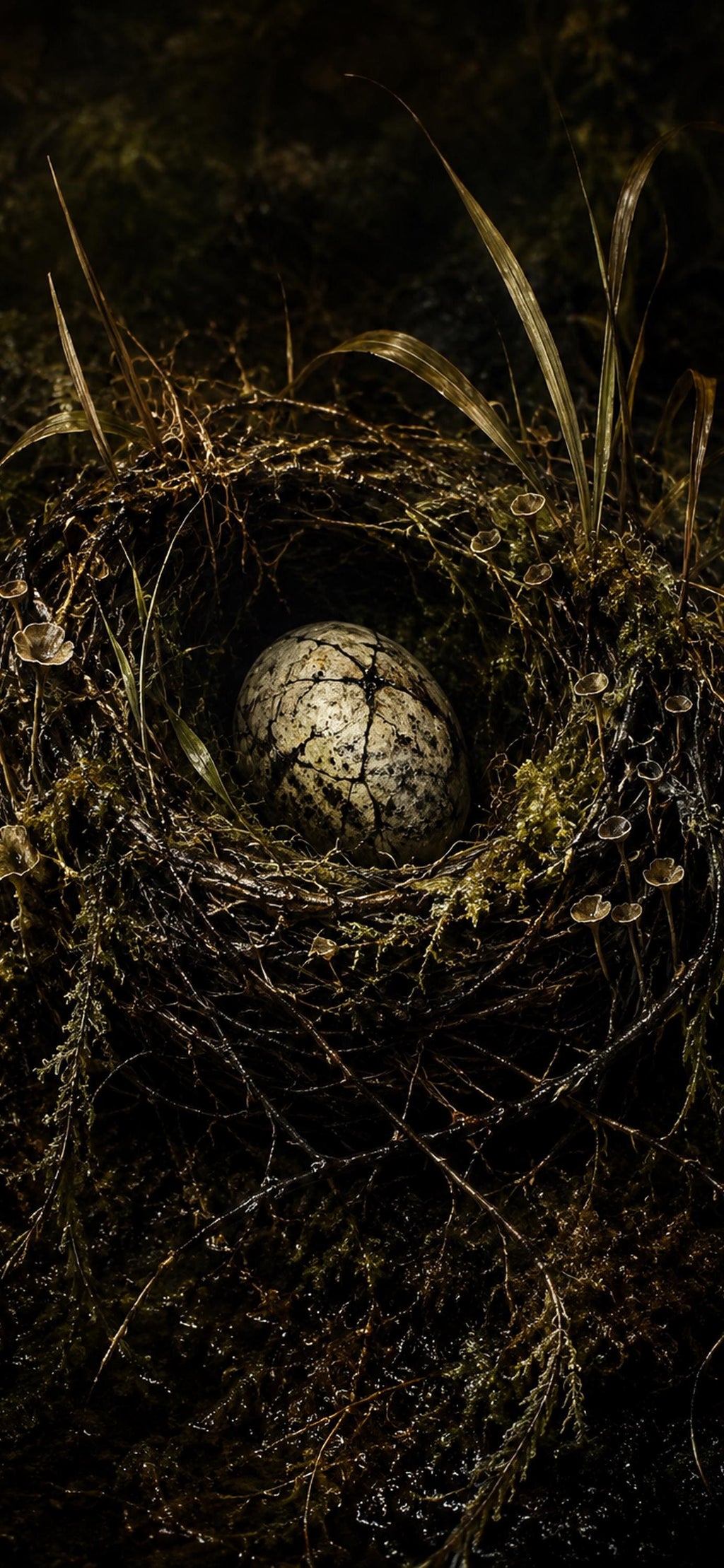 Things Beneath The Roots - Dark Goblincore Frog Wallpaper | Moody Lock Screen | Gothic Fantasy | Phone Bundle
