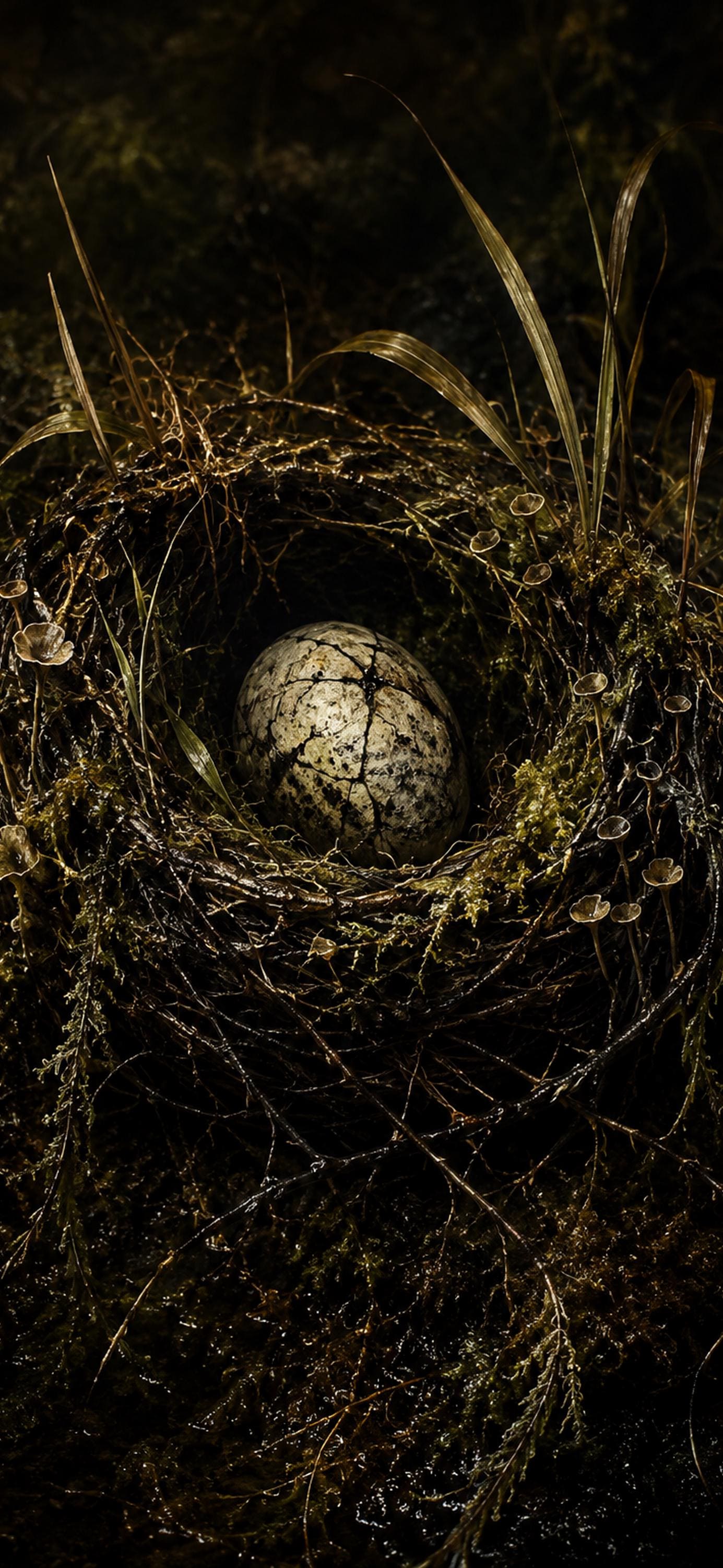 Things Beneath The Roots - Dark Goblincore Frog Wallpaper | Moody Lock Screen | Gothic Fantasy | Phone Bundle
