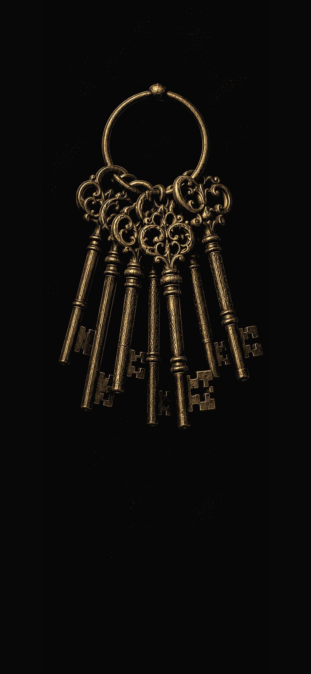 The Curator's Drawer, Dark Academia Phone Wallpaper | Museum Antiques Lock Screen | Gothic Gold Aesthetic | Digital Download Bundle