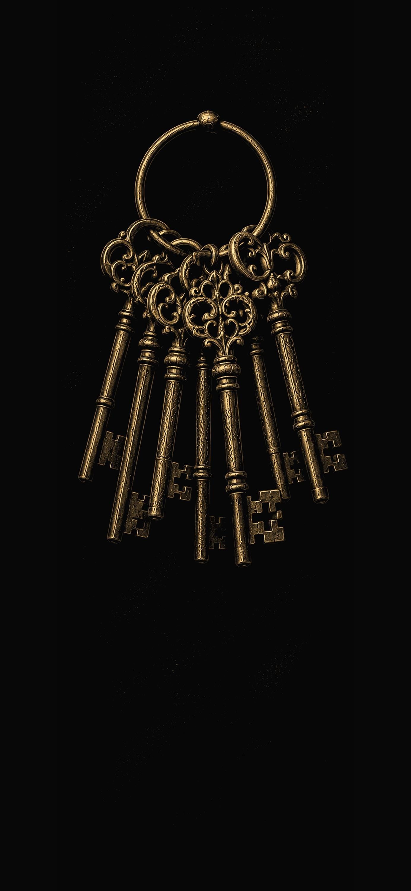 The Curator's Drawer, Dark Academia Phone Wallpaper | Museum Antiques Lock Screen | Gothic Gold Aesthetic | Digital Download Bundle