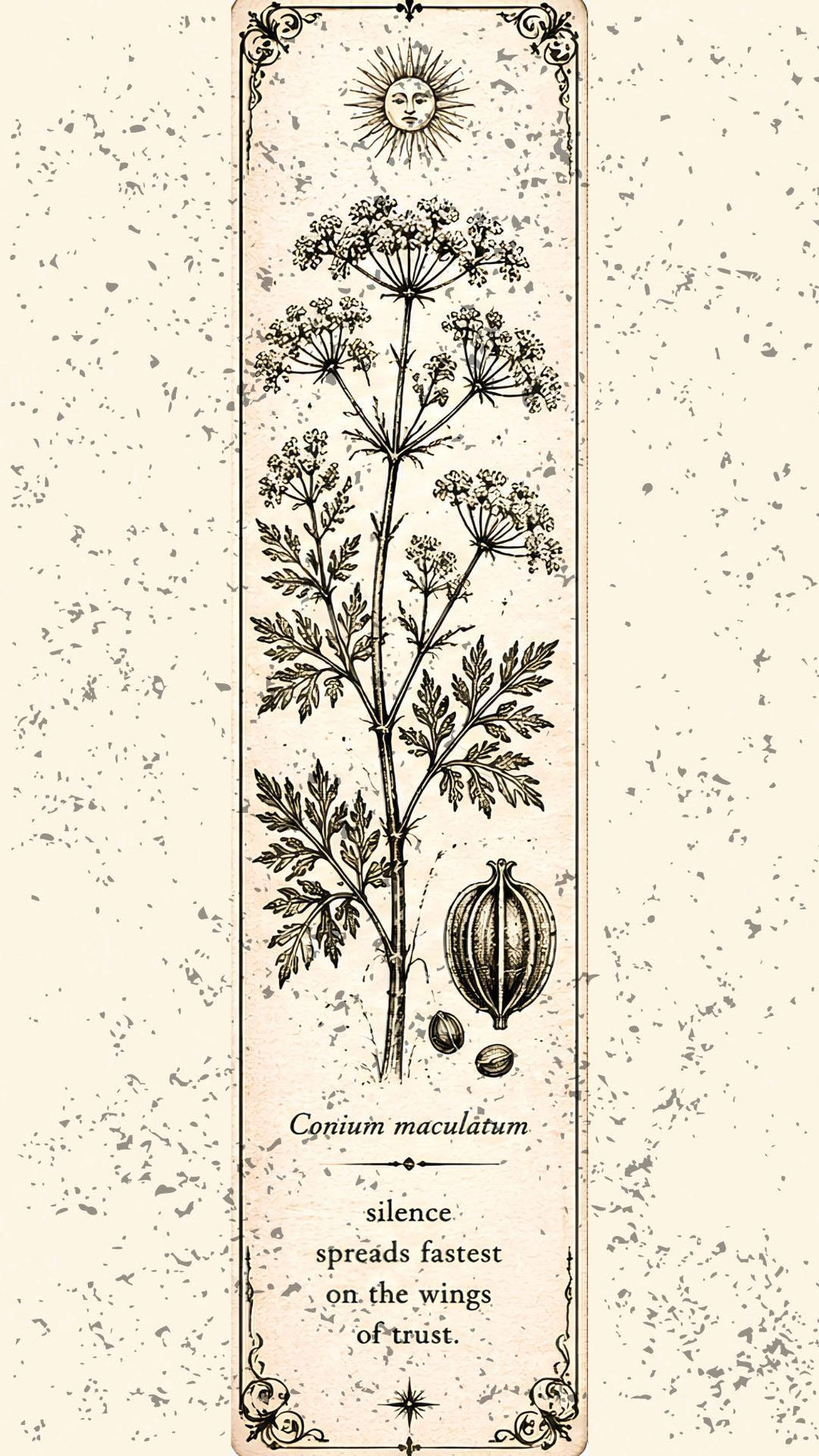 Poison Garden Phone Wallpaper | Toxic Botanical Witchy Aesthetic | Dark Academia Lock Screen | Herbalism Gift Digital Download