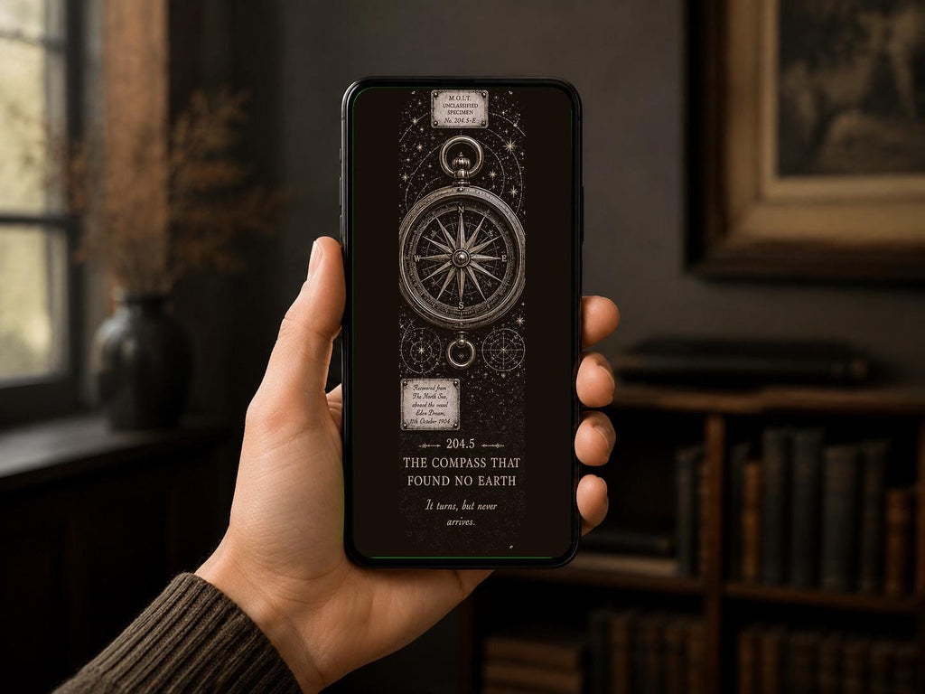 Unclassified Specimens Phone Wallpaper Bundle | Dark Academia Lock Screen | Gothic Museum Aesthetic | Digital Download