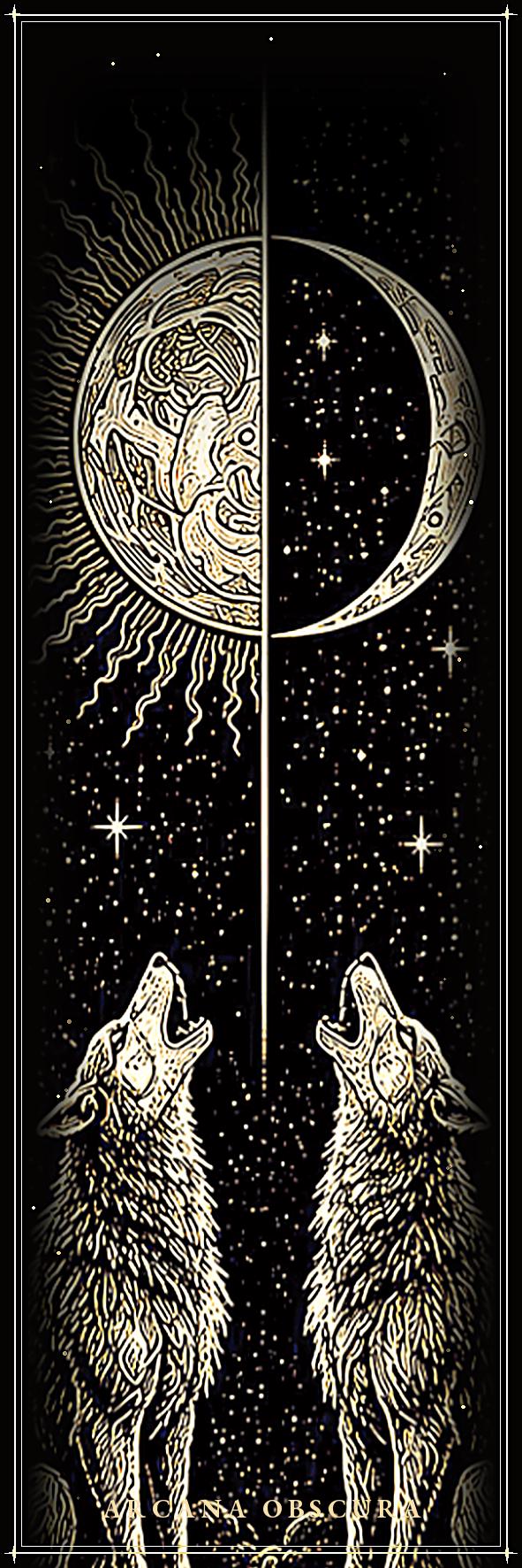 Arcana Obscura Tarot Bookmarks | Dark Academia Printable | Gold & Black Occult | Digital Download | Witchy Page Markers