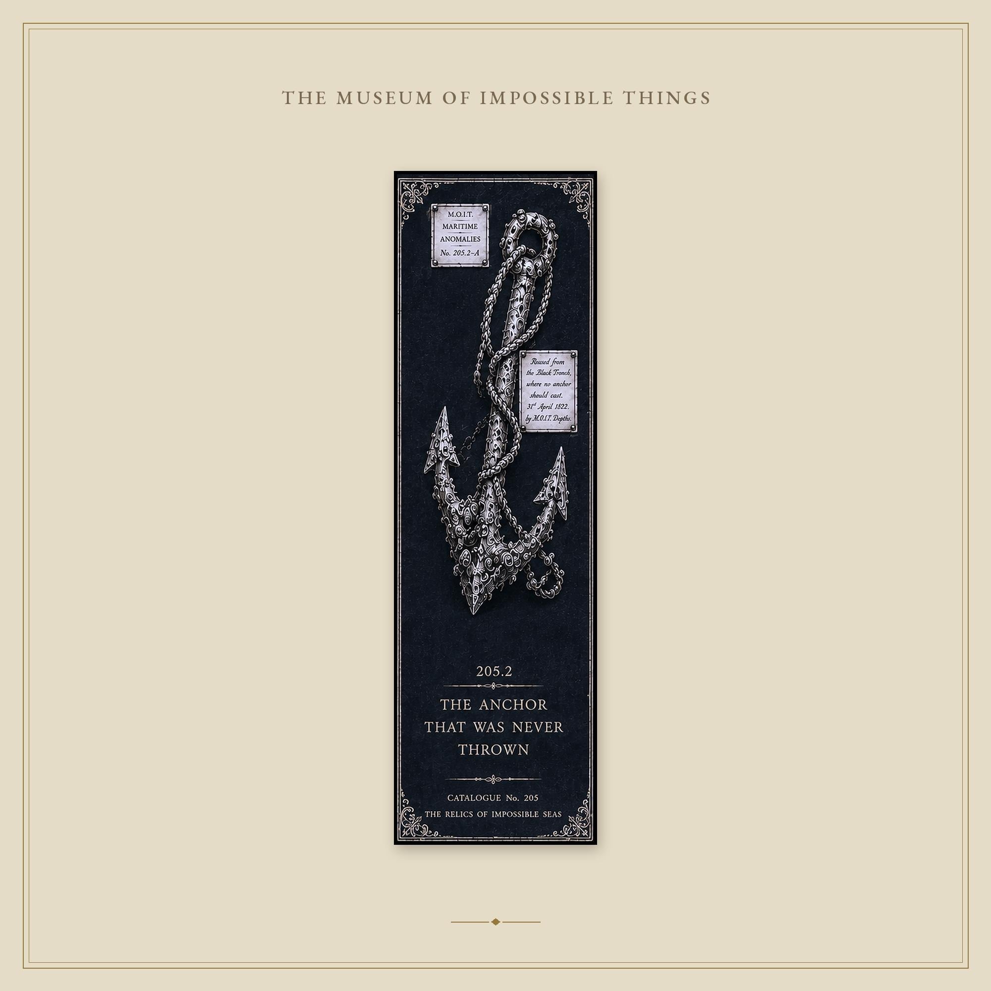 Relics of Impossible Seas Bookmark | Dark Academia Set of 5 | Standard or Magnetic | Gothic Cabinet of Curiosities