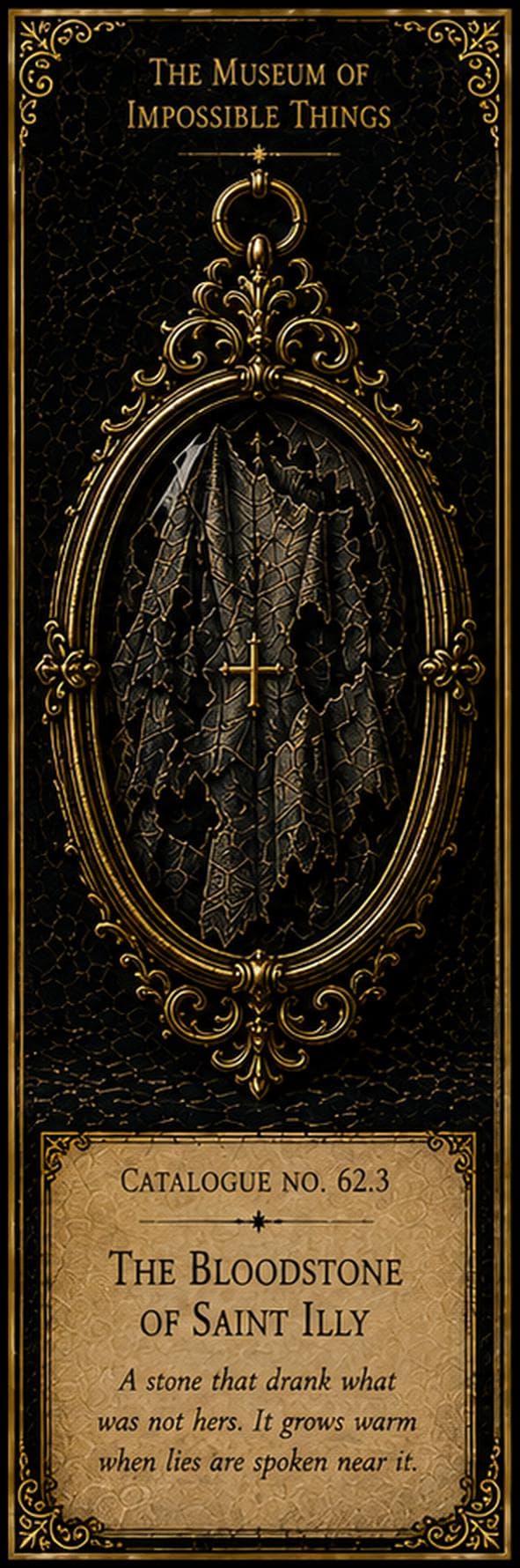 Relics Of The Saints, Dark Academia Printable Bookmarks | Gothic Curiosities | Book Lover Gifts