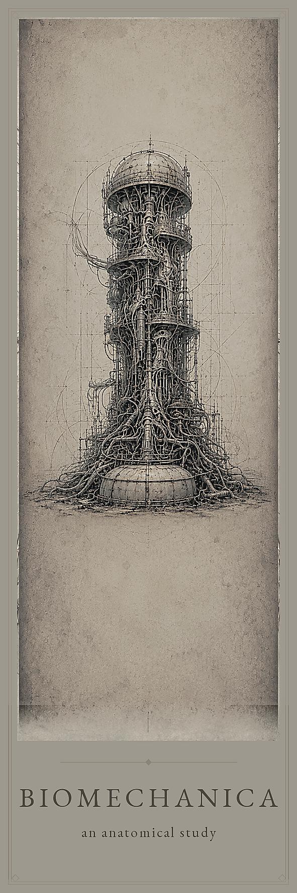 Towers & Spires Dark Academia Gothic Bookmark Set | Biomechanical Anatomy Art | Magnetic or Standard Page Marker | Dark Fantasy Reading Gift