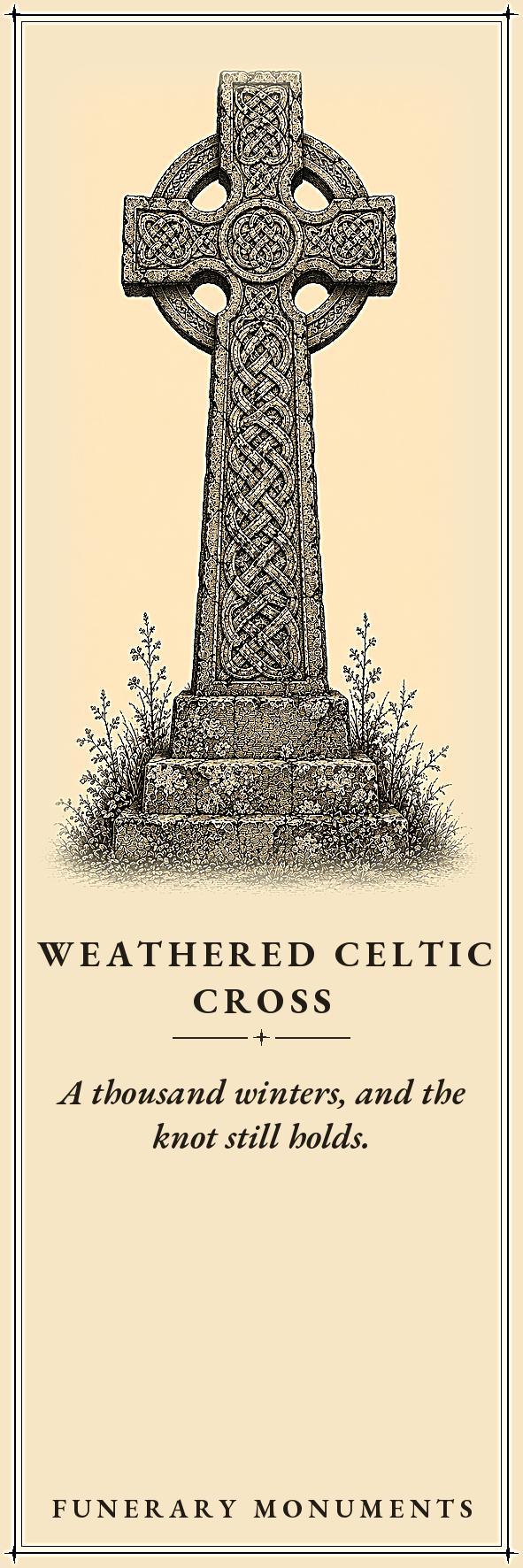Funerary Monuments Forgotten Cemetery Printable Bookmarks | Dark Academia Gothic Bookmark Set | Digital Download Print & Cut