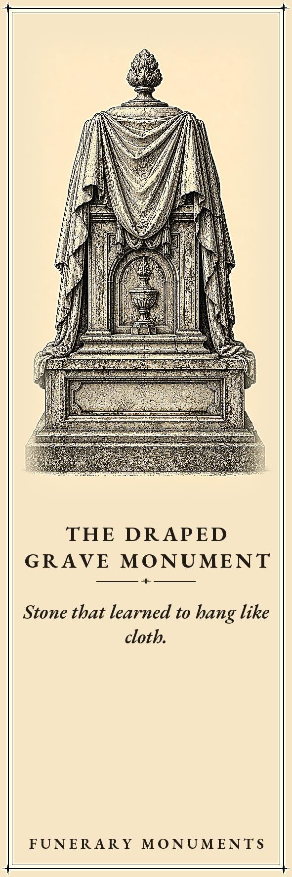 Victorian Mourning Funerary Monuments Bookmarks | Dark Academia Gothic Printables (Digital Download)
