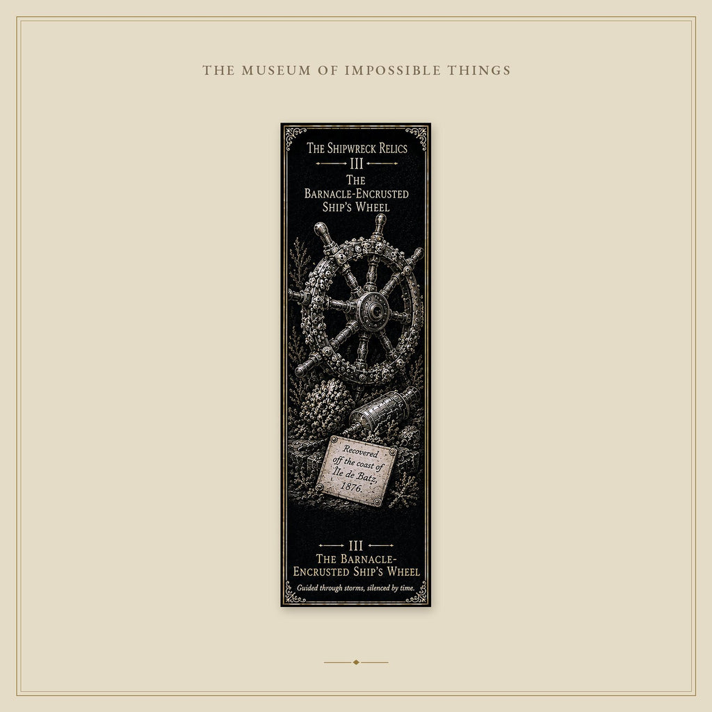 The Shipwreck Relics Bookmark | Dark Academia Set of 5 | Standard or Magnetic | Gothic Cabinet of Curiosities