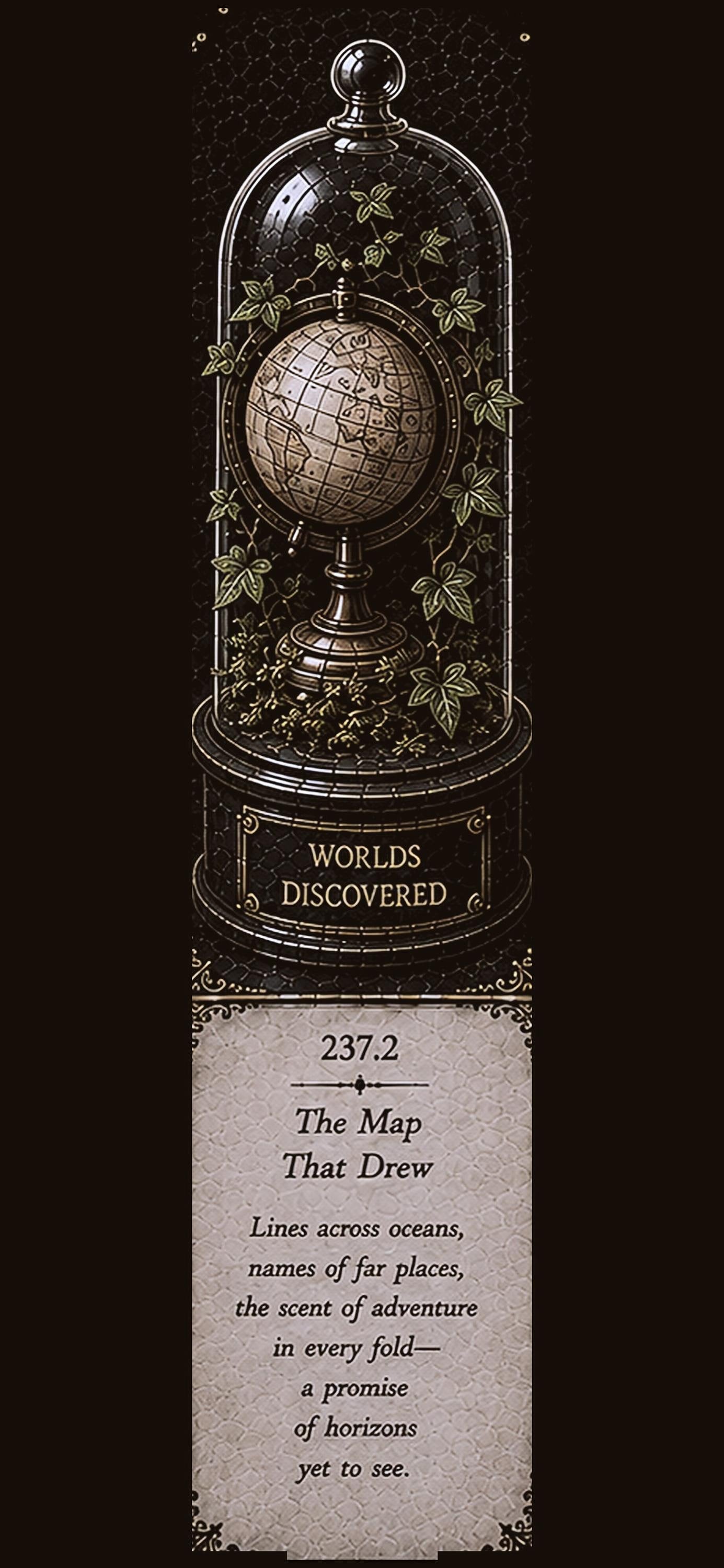 Curiosities Collected Phone Wallpaper Bundle | Dark Academia Lock Screen, Specimen Digital Art, Gold On Black