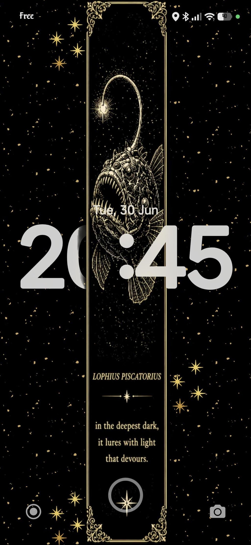 Deep Sea Cryptid Phone Wallpaper | Gothic Lock Screen, Dark Academia Digital Art, Scientific Illustration, Ocean Aesthetic Download