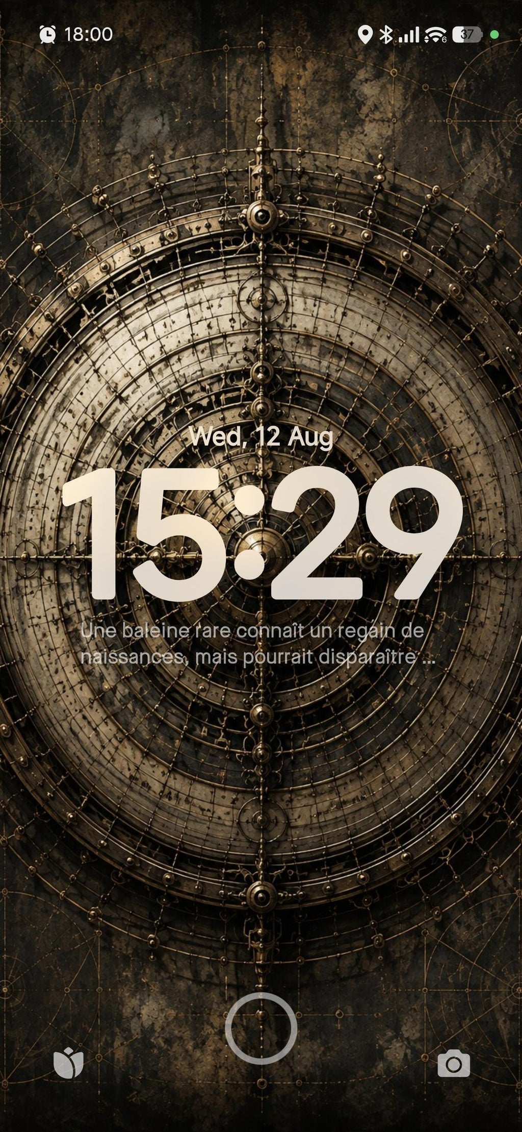 Mechanical Target, Biomechanical Anatomy | Dark Academia Lock Screen | Brass Bone Machinery | Surreal Wallpaper