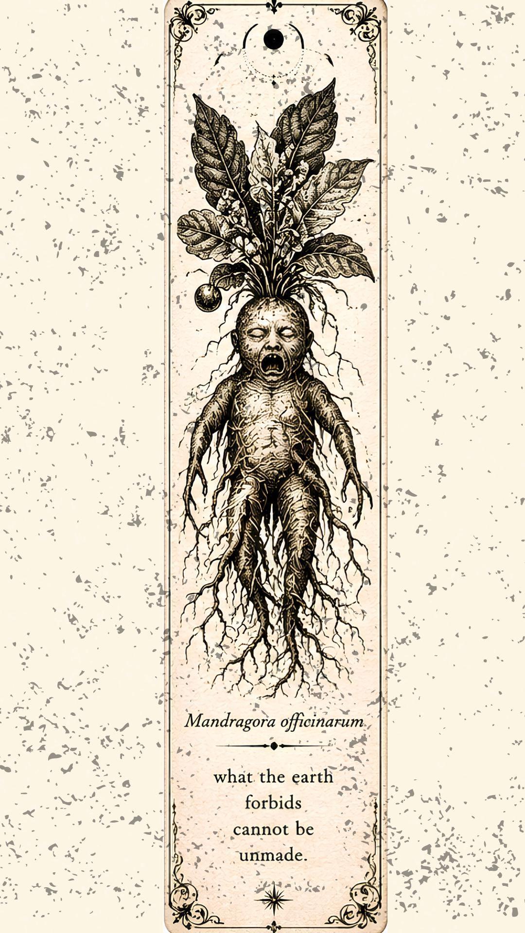 Poison Garden Phone Wallpaper | Toxic Botanical Witchy Aesthetic | Dark Academia Lock Screen | Herbalism Gift Digital Download