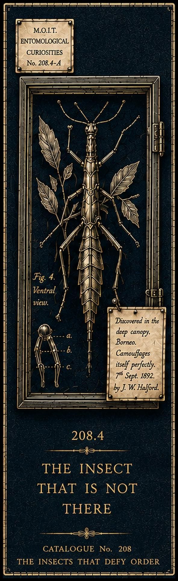 Entomological Curiosities Printable Bookmarks | Dark Academia Gothic | Beetle, Moth, Dragonfly Art | Book Lover Gift Set