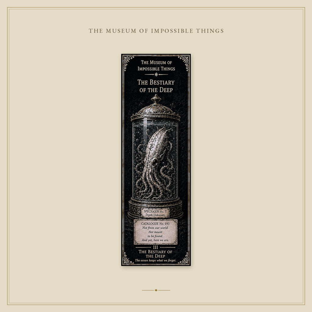 The Forbidden Wing Bookmark | Dark Academia Set of 5 | Standard or Magnetic | Gothic Cabinet of Curiosities