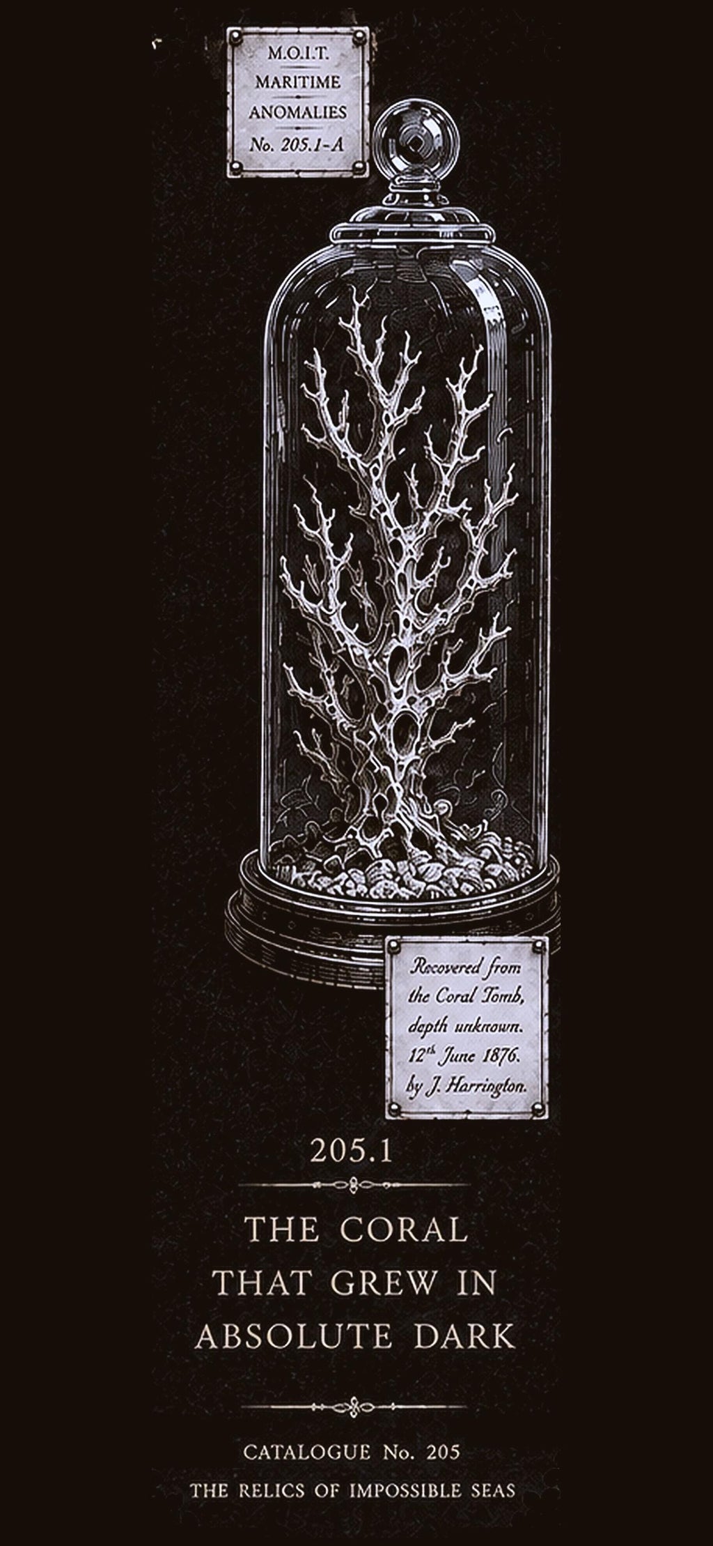 Relics of Impossible Seas Phone Wallpaper | Dark Academia Lock Screen, Occult Sea Designs, Gothic Bundle