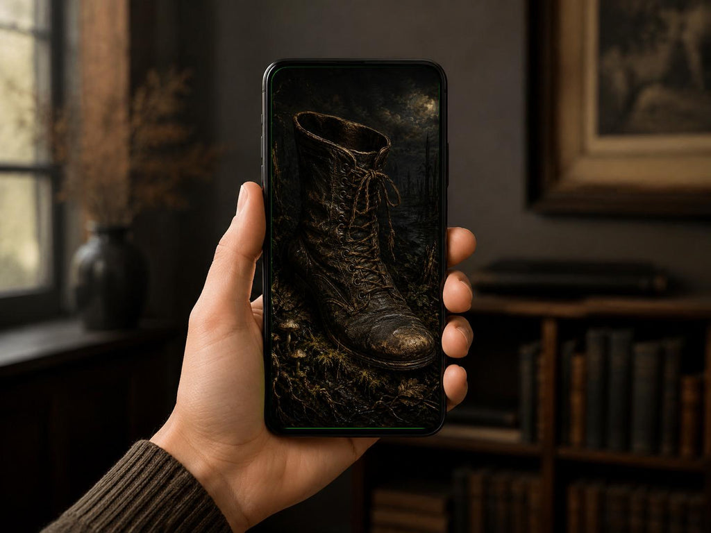 The Bog Keeper Lock Screen Bundle | Dark Goblincore Wallpaper | Moody Bog Aesthetic | Witchy Phone Digital Download Set
