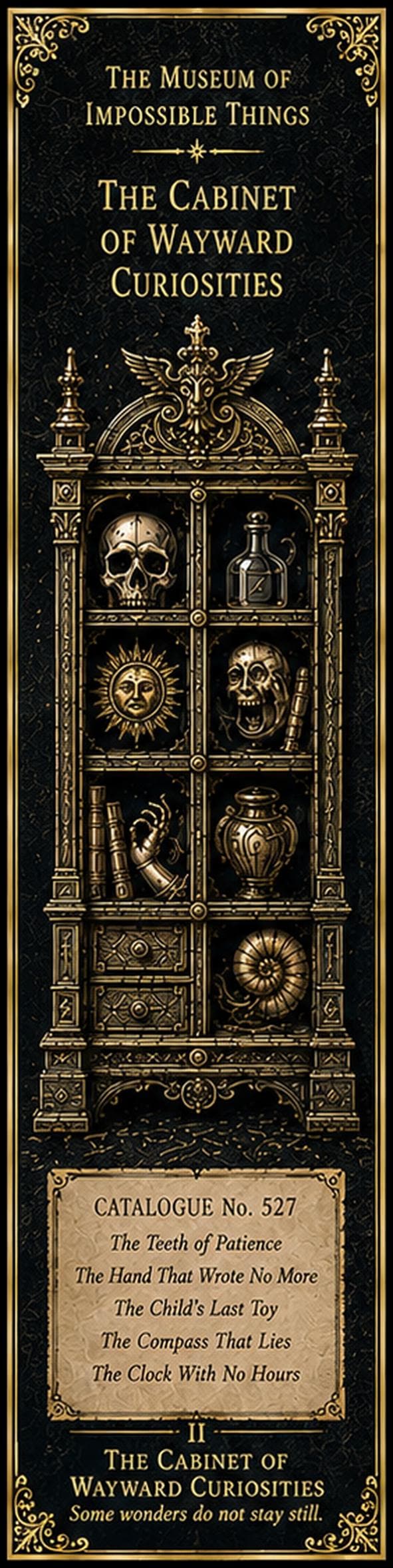 The Beasts That Should Have Remained Legends, Printable Bookmark Set | Dark Academia | Gothic Cabinet Curiosities | Book Lover Gift