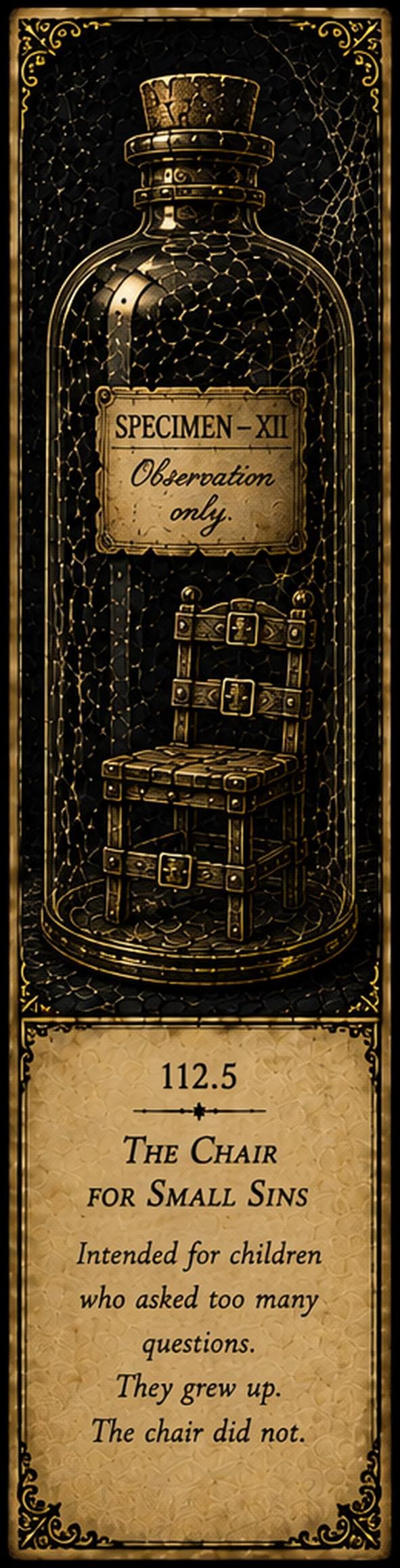 The Silent Confinement Printable Bookmarks | Dark Academia Gothic | Museum of Impossible Things | Book Lover Gift Set