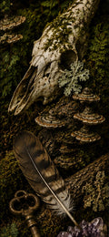 Goblincore Phone Wallpaper Bundle | Cabinet of Curiosities, Bones, Feathers (Digital Download)