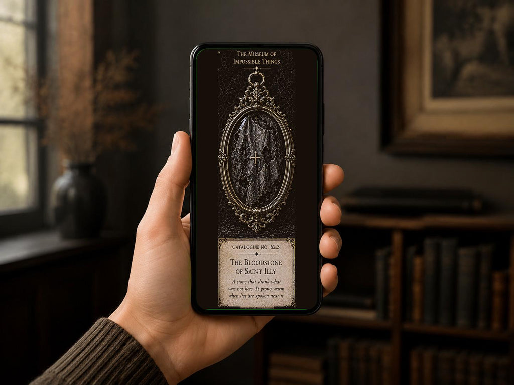 Relics Of The Saints, Dark Academia Lock Screen | Gothic Black Gold Wallpaper | iPhone & Android Digital Download | Five Design Bundle