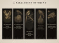 A Parliament of Omens Bookmark, Dark Academia Raven | Gold Detail | Magnetic Page Marker, Witchy Book Lover