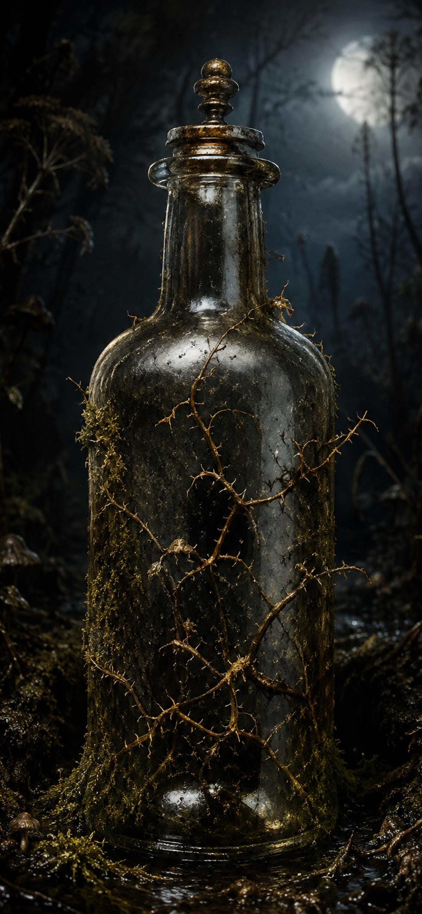 The Bog Keeper Lock Screen Bundle | Dark Goblincore Wallpaper | Moody Bog Aesthetic | Witchy Phone Digital Download Set