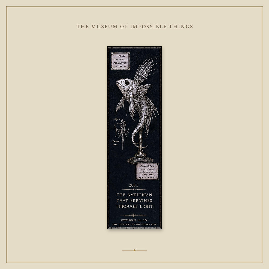 Wonders of Impossible Life Bookmark | Dark Academia Set of 5 | Standard or Magnetic | Gothic Cabinet of Curiosities