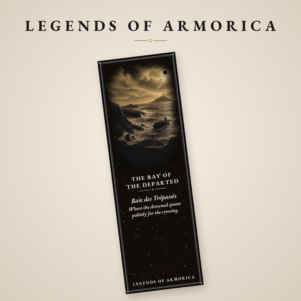 Legends of Armorica Bookmark, Dark Academia Breton Folklore | Magnetic Page Marker | Mythology Gift | Handmade