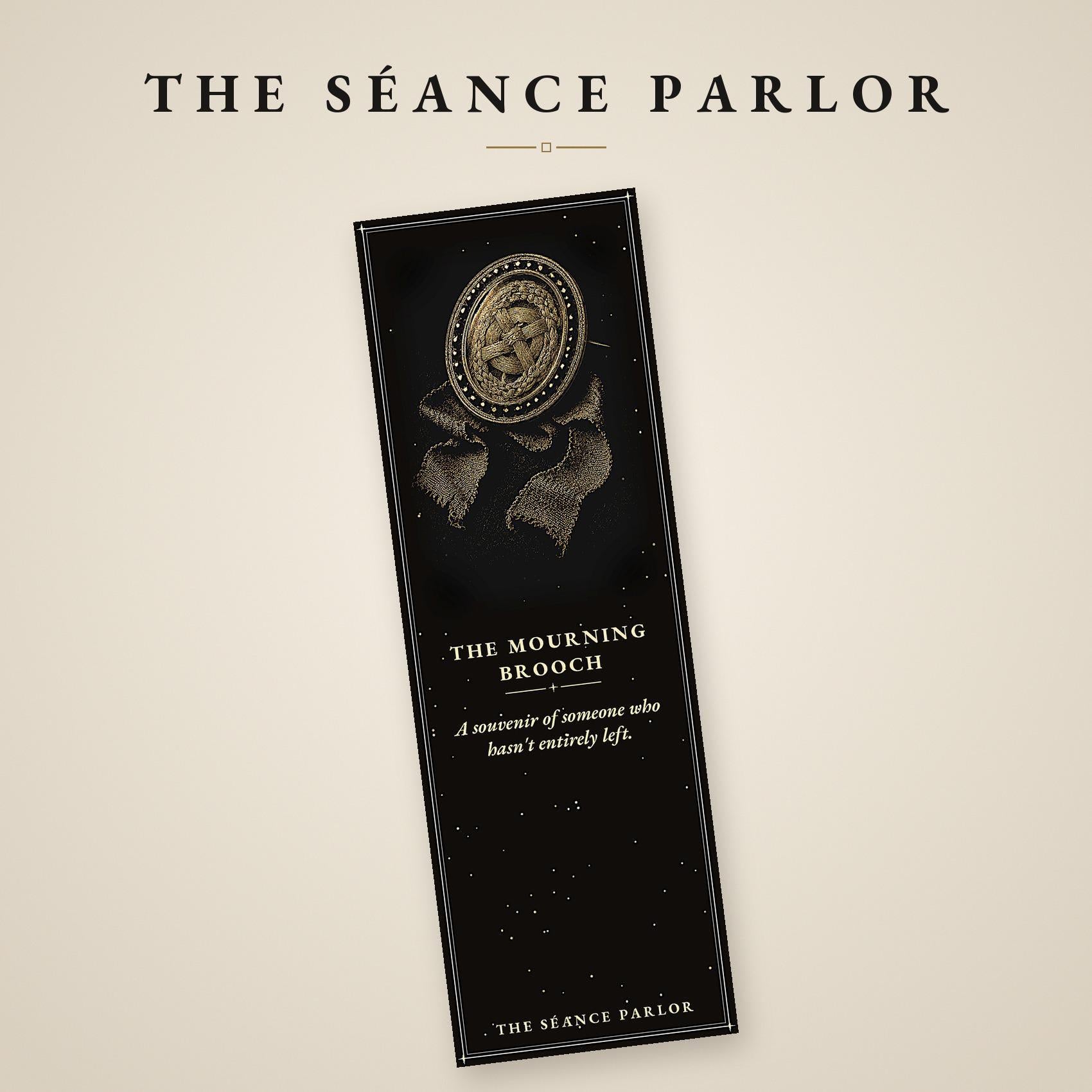 The Séance Parlor Bookmark, Victorian Spiritualism | Gothic Dark Academia | Magnetic Page Marker | Hand Finished