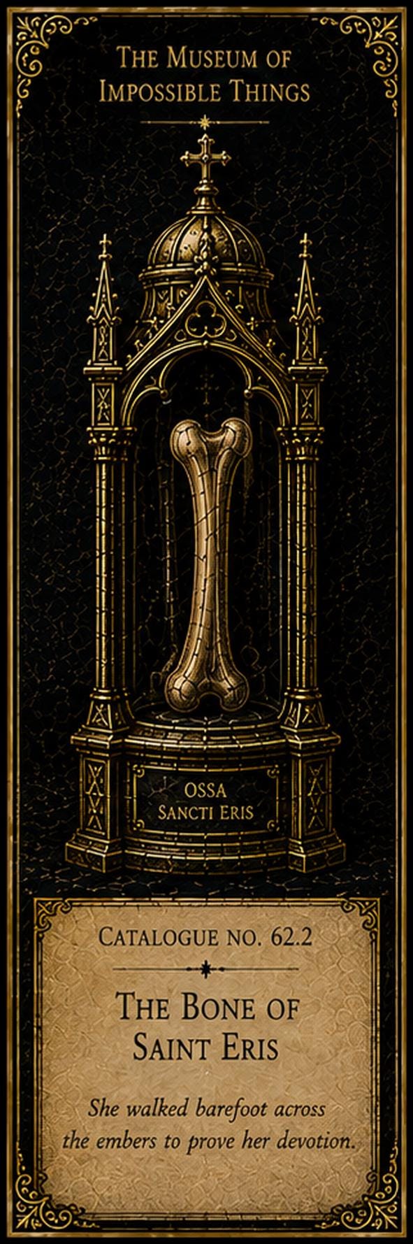Relics Of The Saints, Dark Academia Printable Bookmarks | Gothic Curiosities | Book Lover Gifts