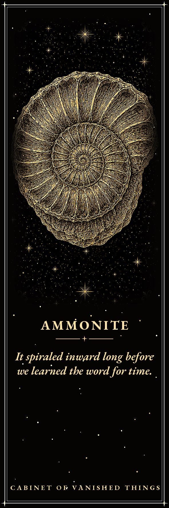 Specimens of What the Earth Forgot, Printable Bookmarks | Extinct Species Gold Linework | Dark Academia | Digital Download