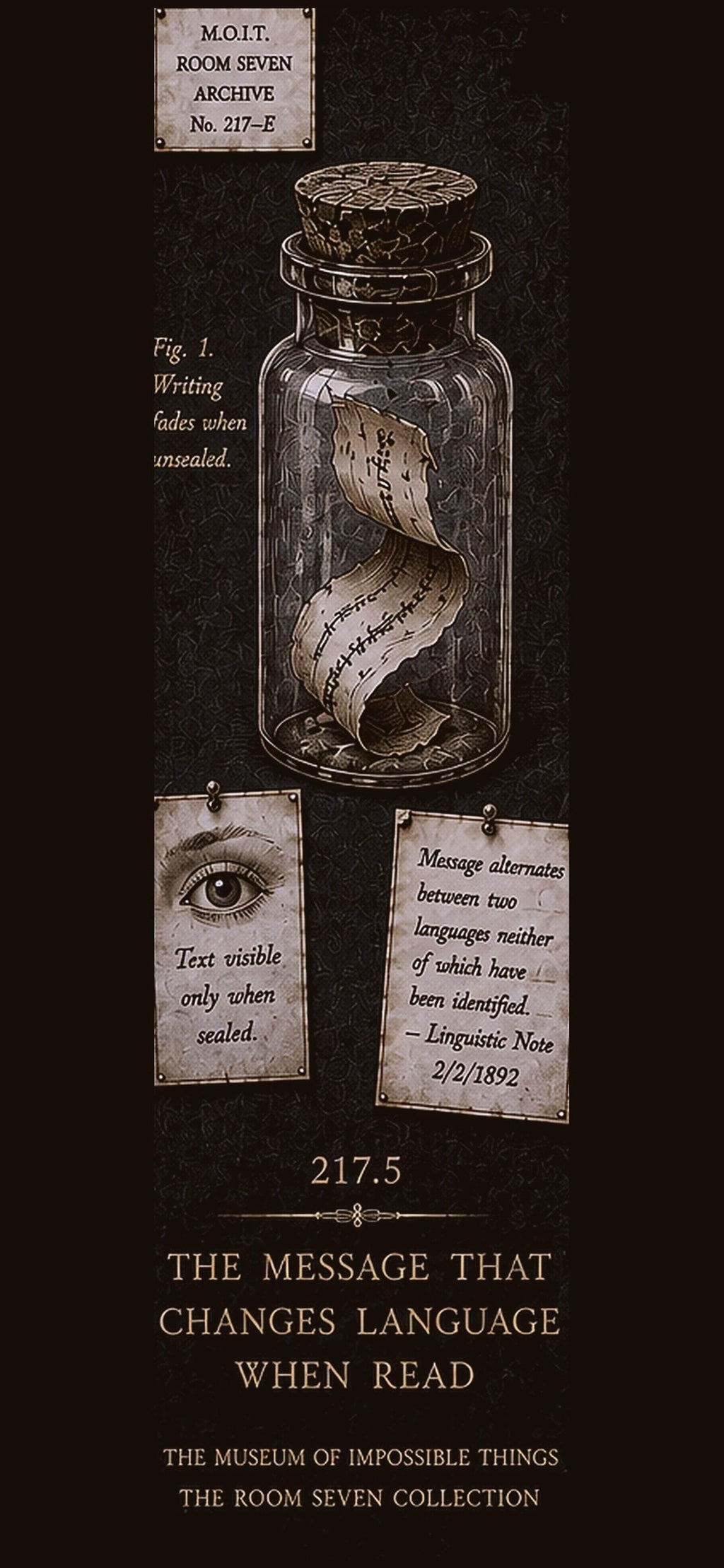 Dark Academia Phone Wallpaper Bundle | Cabinet of Curiosities Lock Screen (Digital Download)