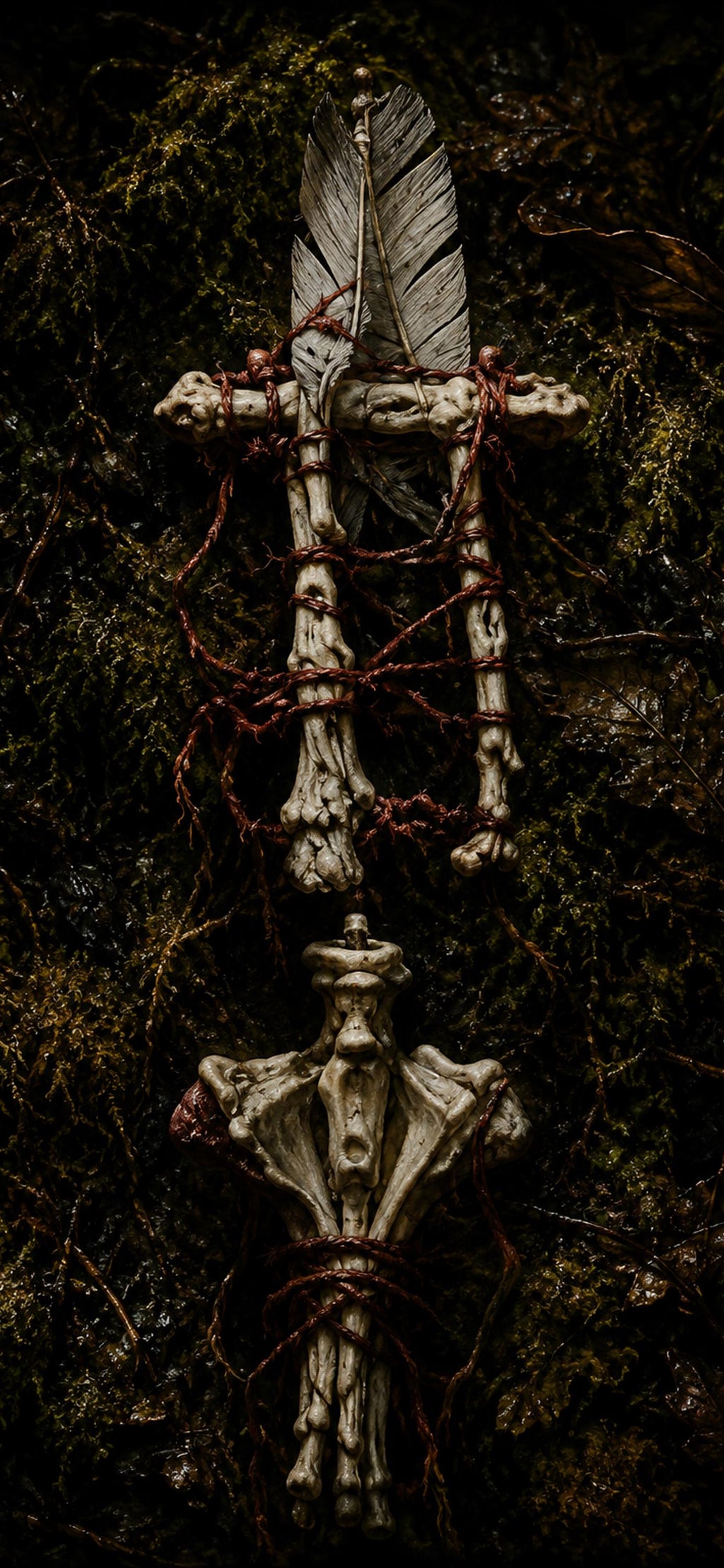 Shrines Made by Nobody Phone Wallpaper Bundle | Dark Goblincore Lock Screen (Digital Download)