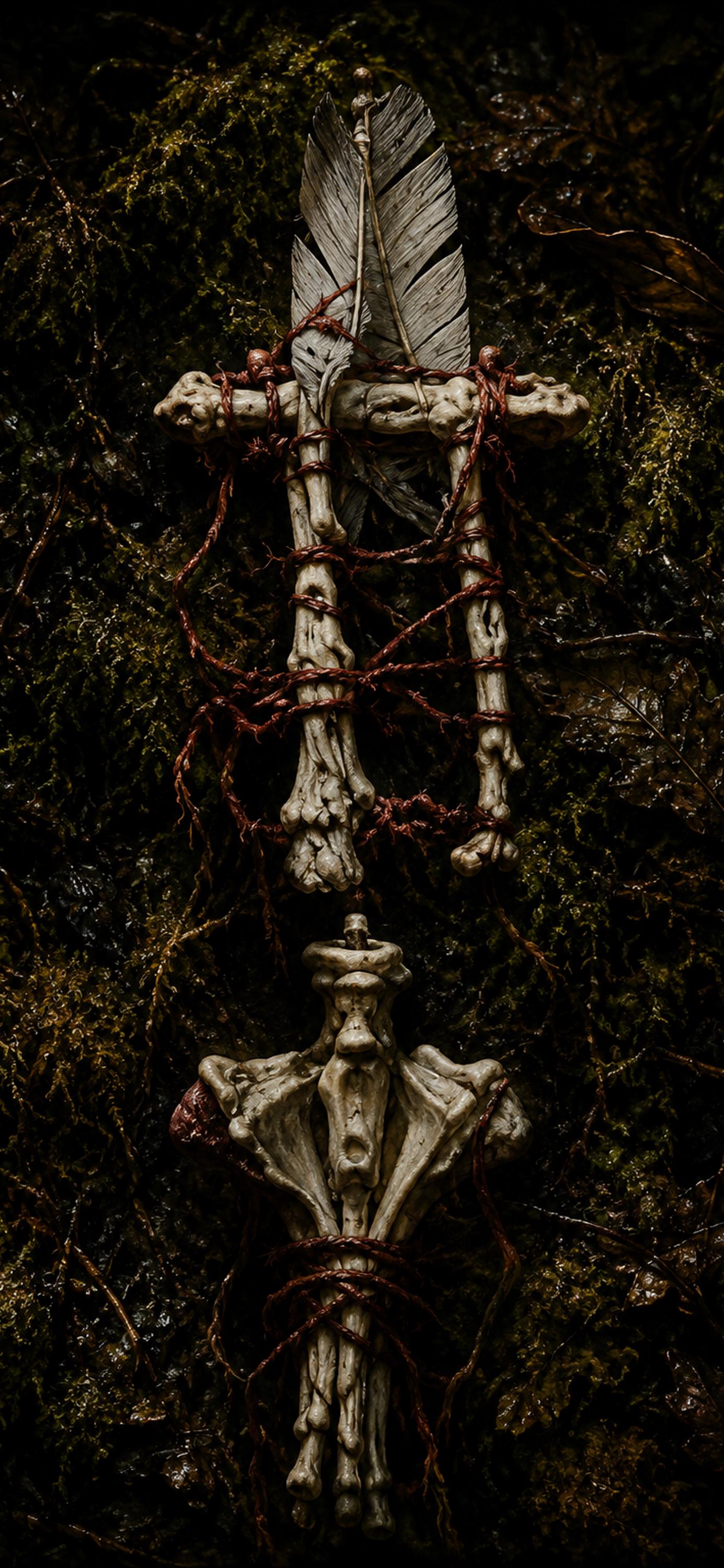 Shrines Made by Nobody Phone Wallpaper Bundle | Dark Goblincore Lock Screen (Digital Download)