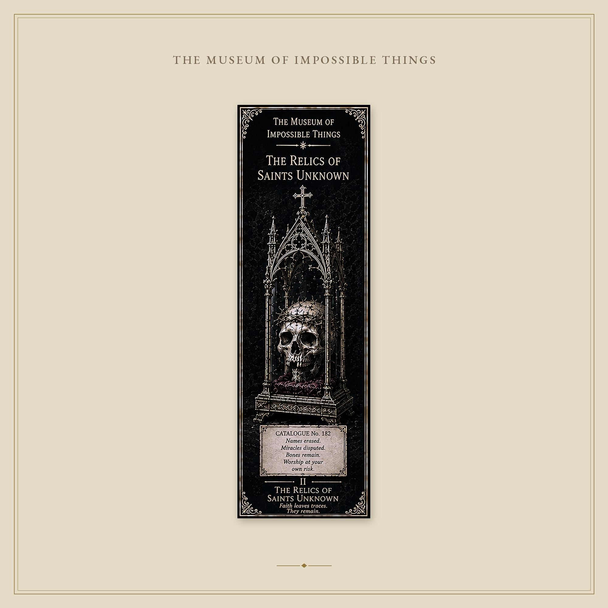 The Forbidden Wing Bookmark | Dark Academia Set of 5 | Standard or Magnetic | Gothic Cabinet of Curiosities