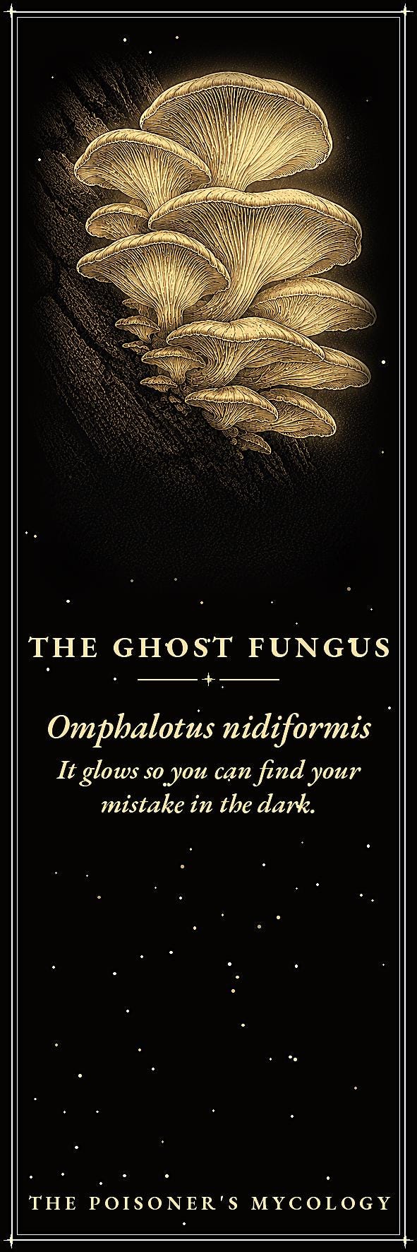 The Poisoner's Mycology Printable Bookmarks | Dark Academia Gothic Bookmark Set | Mushroom Digital Download