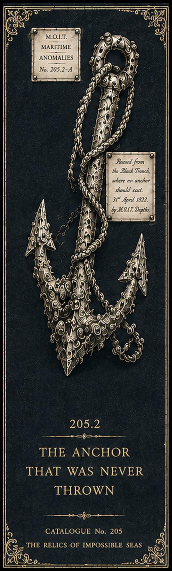 Relics of Impossible Seas, Dark Academia Bookmark Set | Gothic Print Design | Book Lover Gift | Printable Digital Download