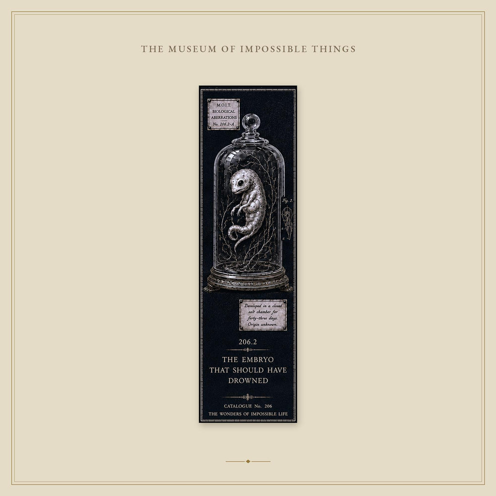 Wonders of Impossible Life Bookmark | Dark Academia Set of 5 | Standard or Magnetic | Gothic Cabinet of Curiosities