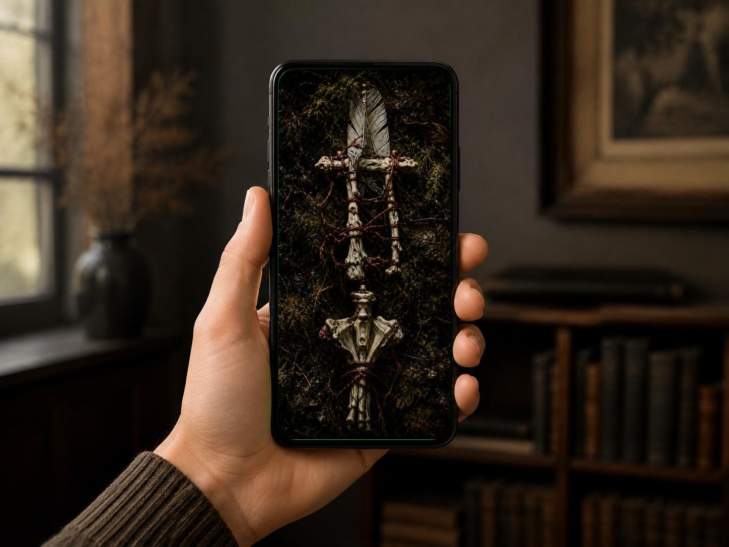 Shrines Made by Nobody Phone Wallpaper Bundle | Dark Goblincore Lock Screen (Digital Download)