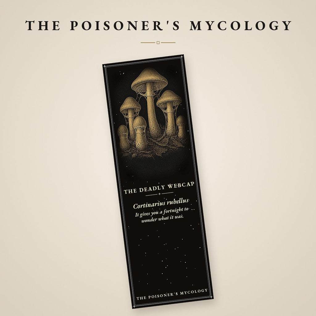 The Poisoner's Mycology Printable Bookmarks | Dark Academia Gothic | Toxic Fungi Page Markers | Occult Gift Set