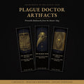 Plague Doctor Artifacts Printable Bookmarks | Dark Academia Gothic Bookmark Set | Digital Download Print & Cut